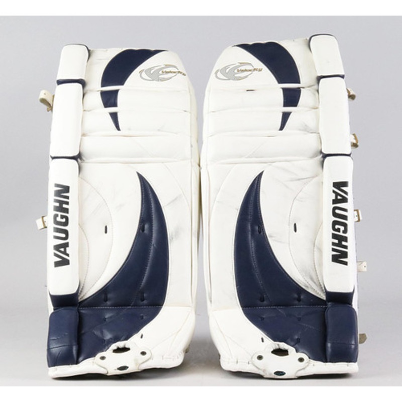 31 – Vaughn Velocity White Pads – Team Stock Columbus Blue Jackets