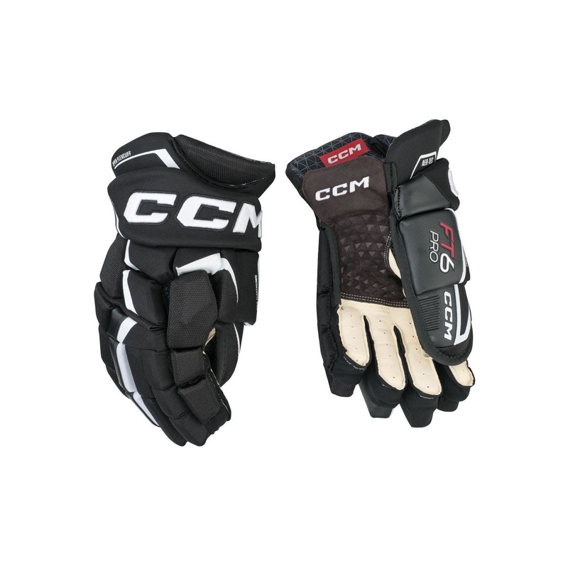 CCM Glove Jetspeed FT6 Pro Jr BLACK/WHITE
