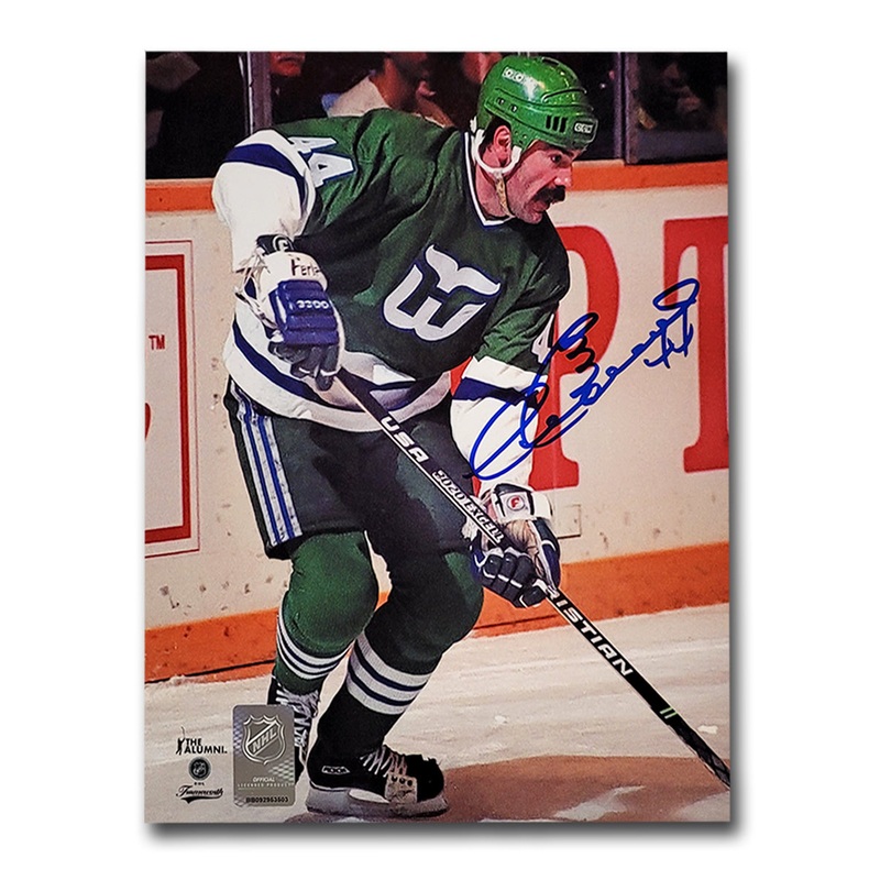 Dave Babych Hartford Whalers Autographed 8×10 Photo