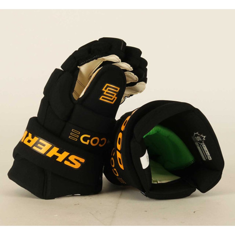 13 Sherwood Code Encrypt 1 Gloves – Team Stock Boston Bruins #4