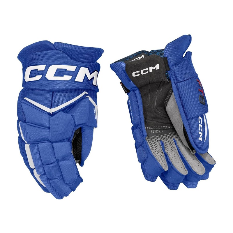 CCM Glove Jetspeed FT8 Jr Royal/White