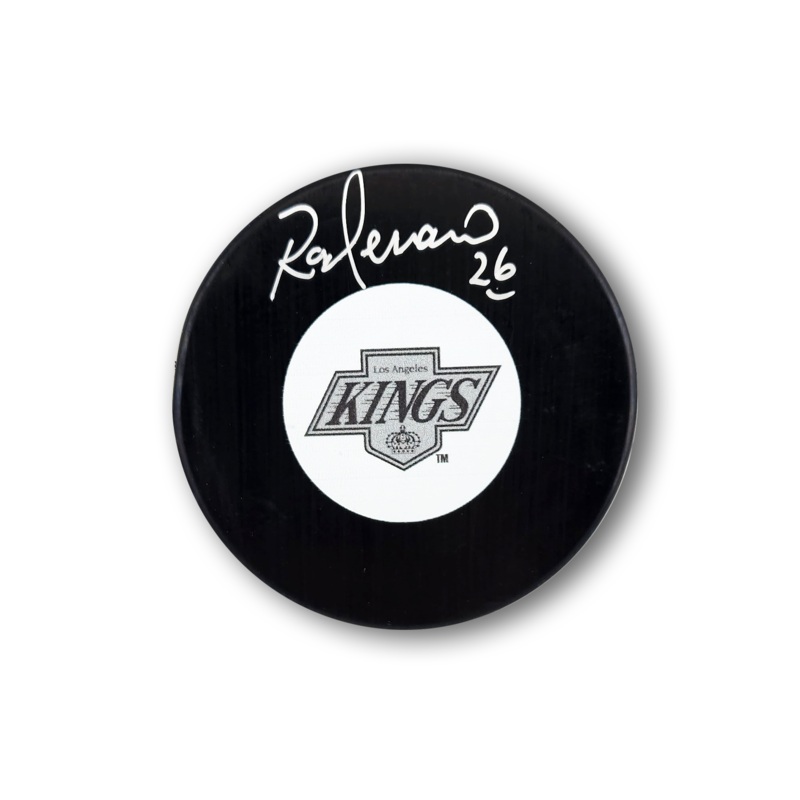 Ray Ferraro Autographed Los Angeles Kings Hockey Puck