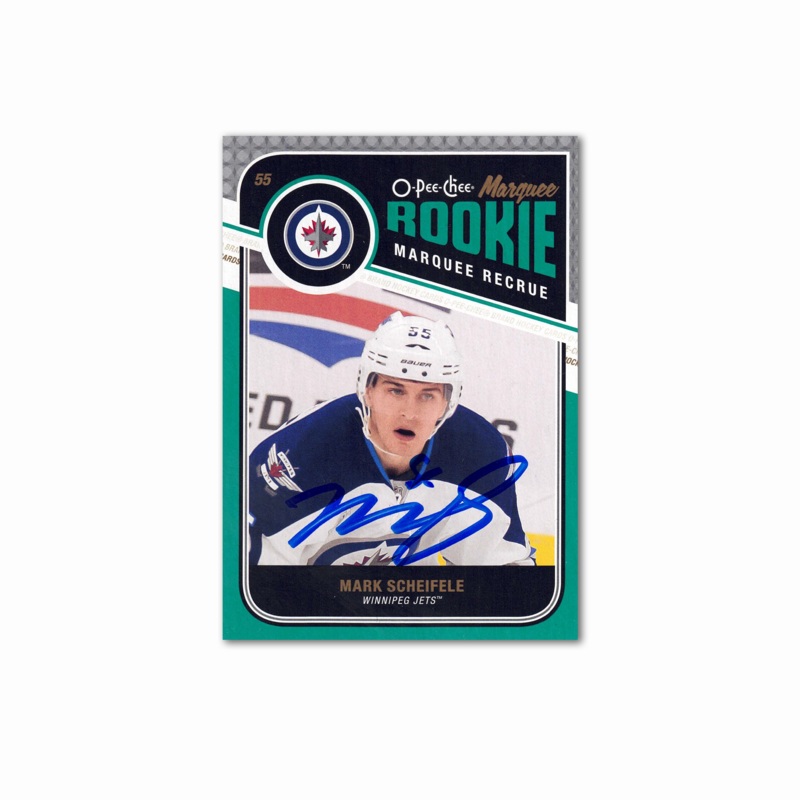 2011-12 OPC Marquee #625 MARK SCHEIFELE Autographed Rookie Card