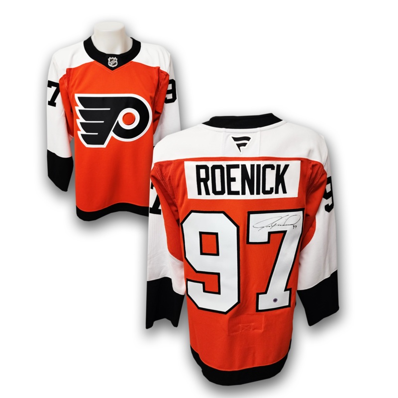 Jeremy Roenick Autographed Philadelphia Flyers Home Fanatics Premium Jersey