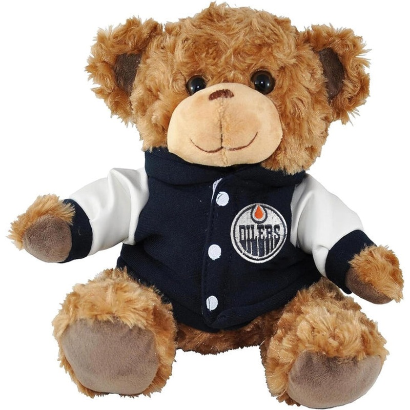 NHL 10 Varsity Plush Bear|EDMONTON OILERS|MONTREAL CANADIENS|CALGARY FLAMES|TORONTO MAPLE LEAFS|VANCOUVER CANUCKS|WINNIPEG JETS|OTTAWA SENATORS