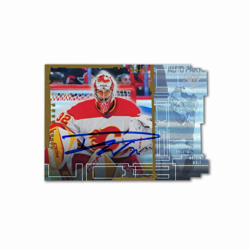 2023-24 UD Extended Series #UD3-23 DUSTIN WOLF Autographed Rookie Card
