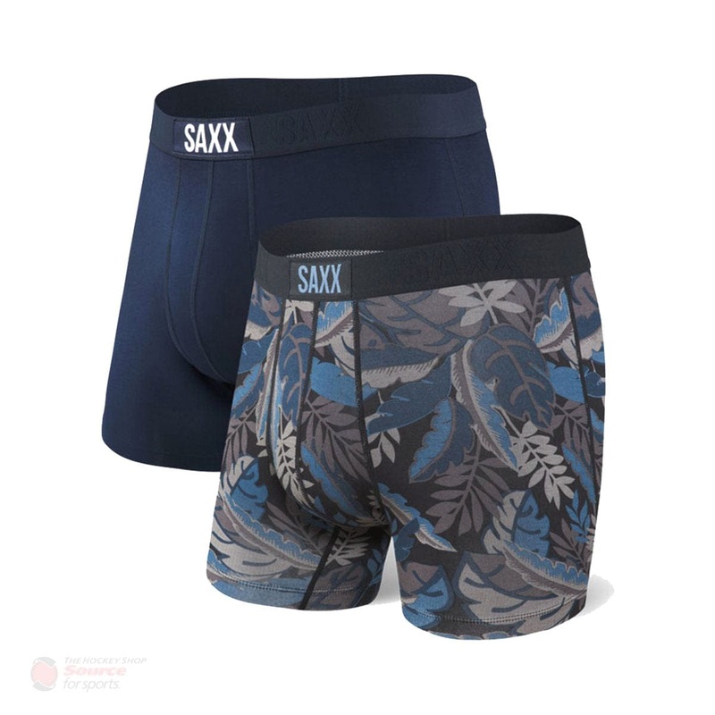 Saxx Vibe Boxers – Navy / Jungle (2 Pack)