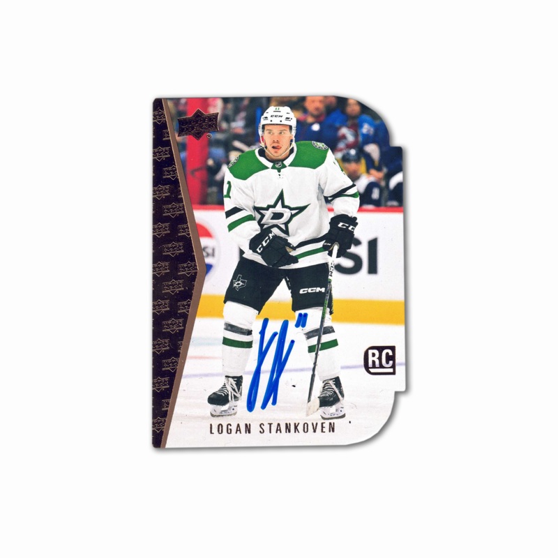 2024-25 UD RC #RDT-3 LOGAN STANKOVEN Autographed Rookie Card