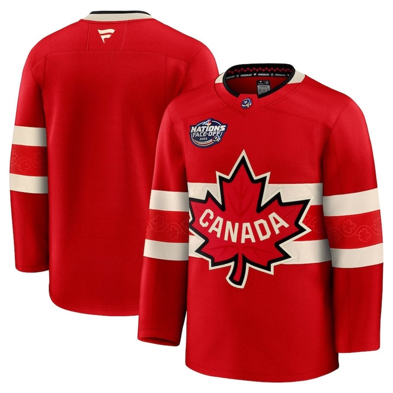 Canada Fanatics 2025 4 Nations Face-Off Premium Jersey – Red