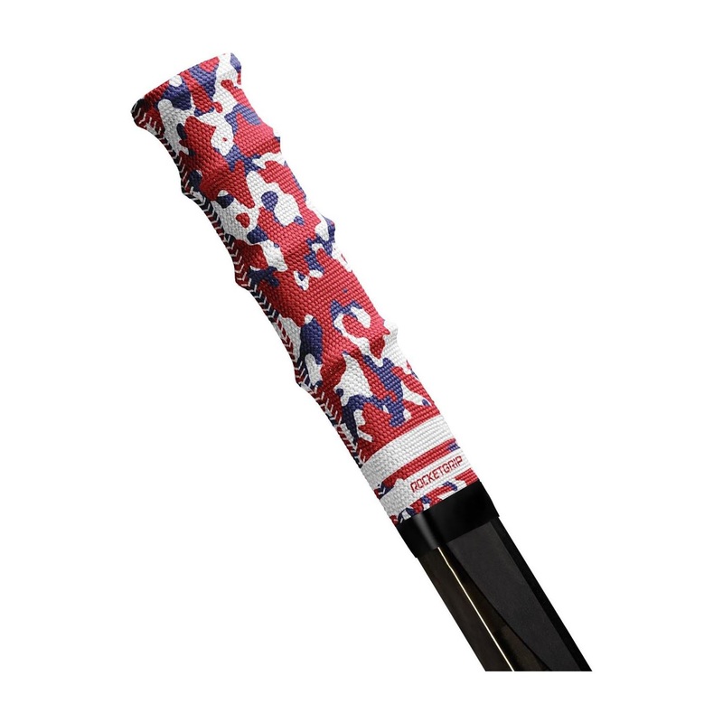 Rocketgrip Fabric Camo Dark Blue – Red