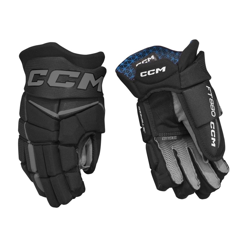 CCM Glove Jetspeed FT880 Sr Black/Black