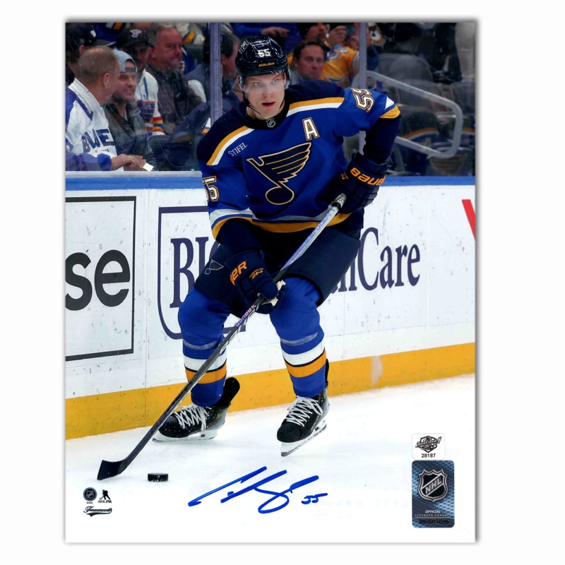 Colton Parayko Autographed St. Louis Blues Home 8×10 Photo