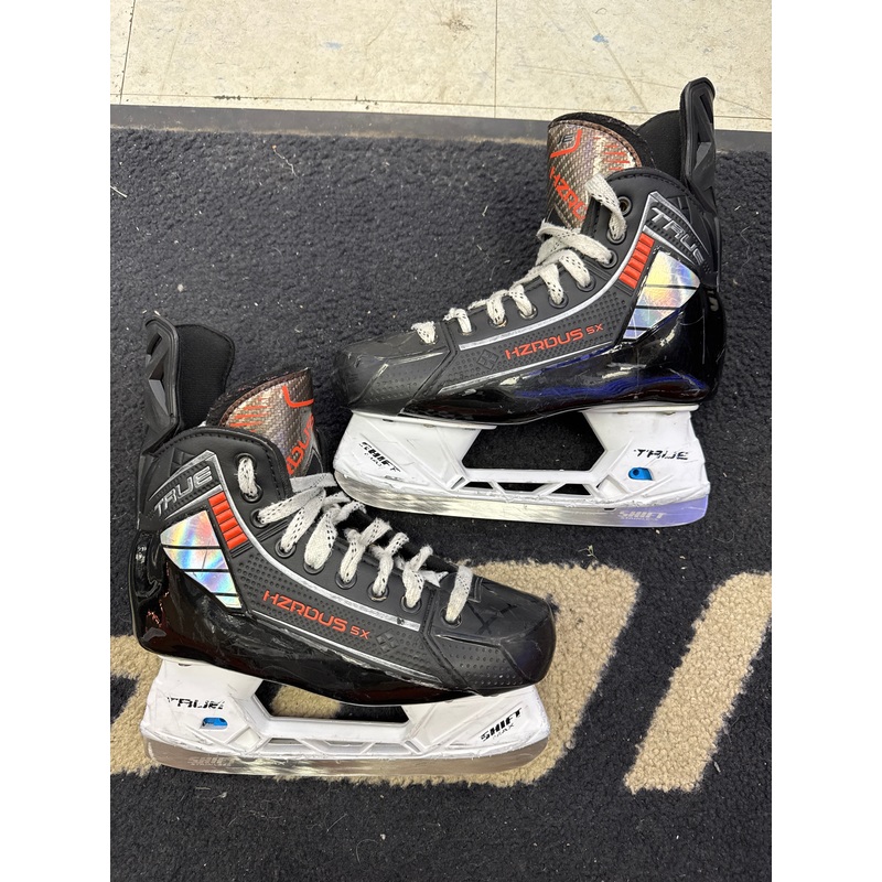 Used True Hzrdus 5X 4 Wide Player Skates