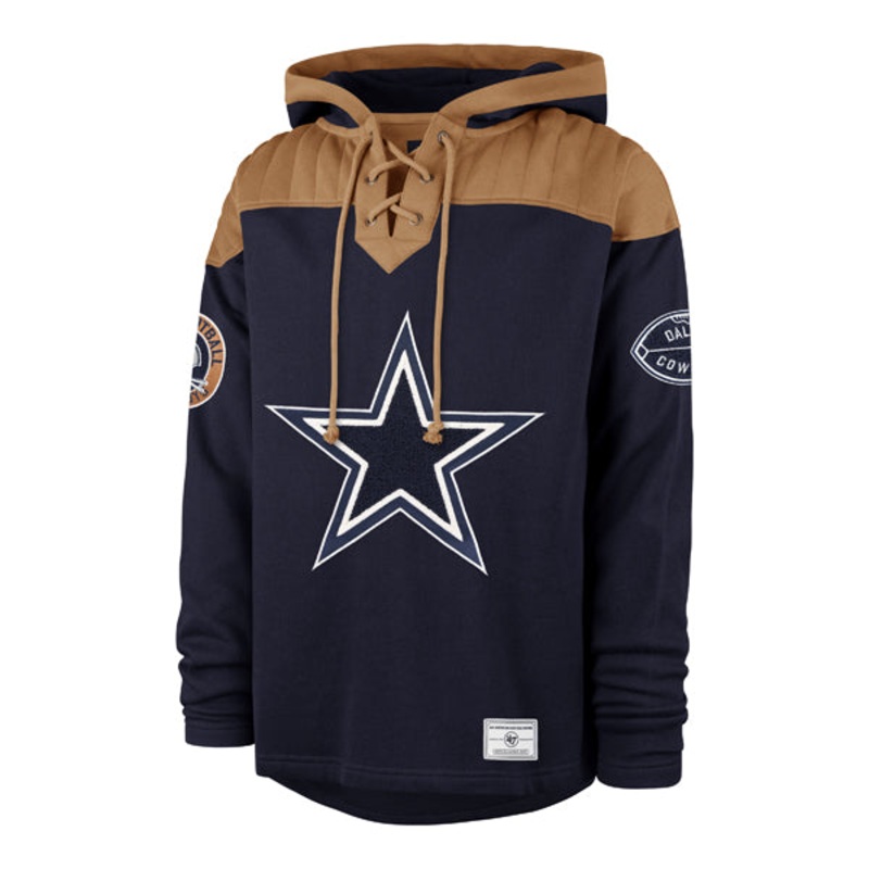 47 Brand Dallas Cowboys Golden Age Wingback Lacer Hoodie