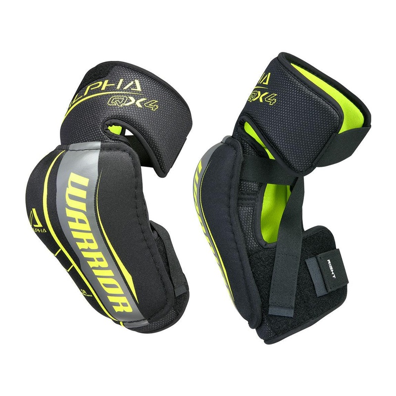 Alpha QX4 Elbow Pads – Senior|M|L|Black/Black/White