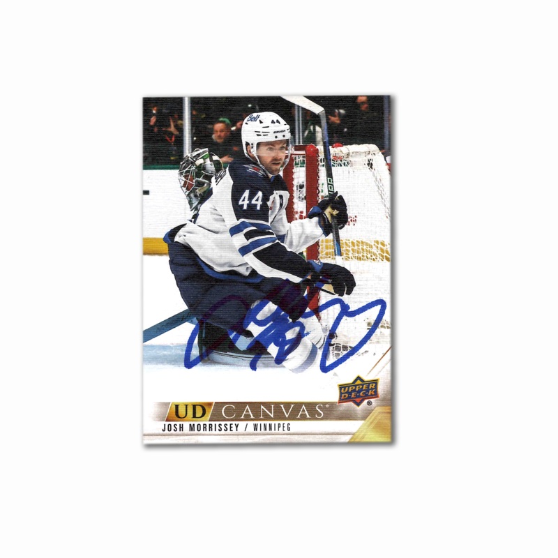 Josh Morrissey Autographed Winnipeg Jets #357 Canvas 2022-23 Hockey Card
