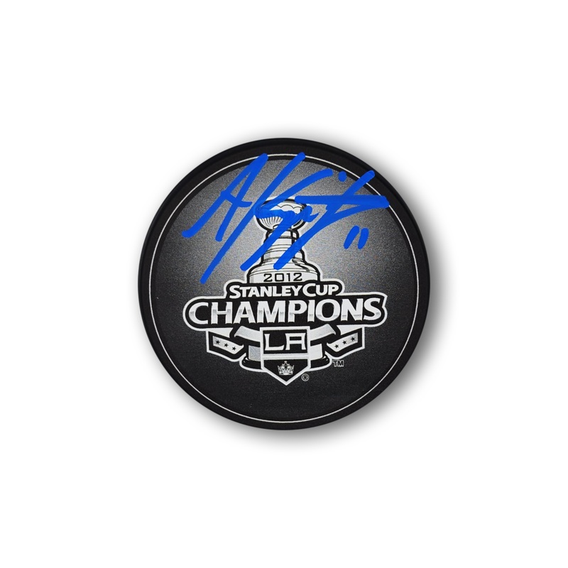 Anze Kopitar Autographed Los Angeles Kings 2012 Stanley Cup Hockey Puck