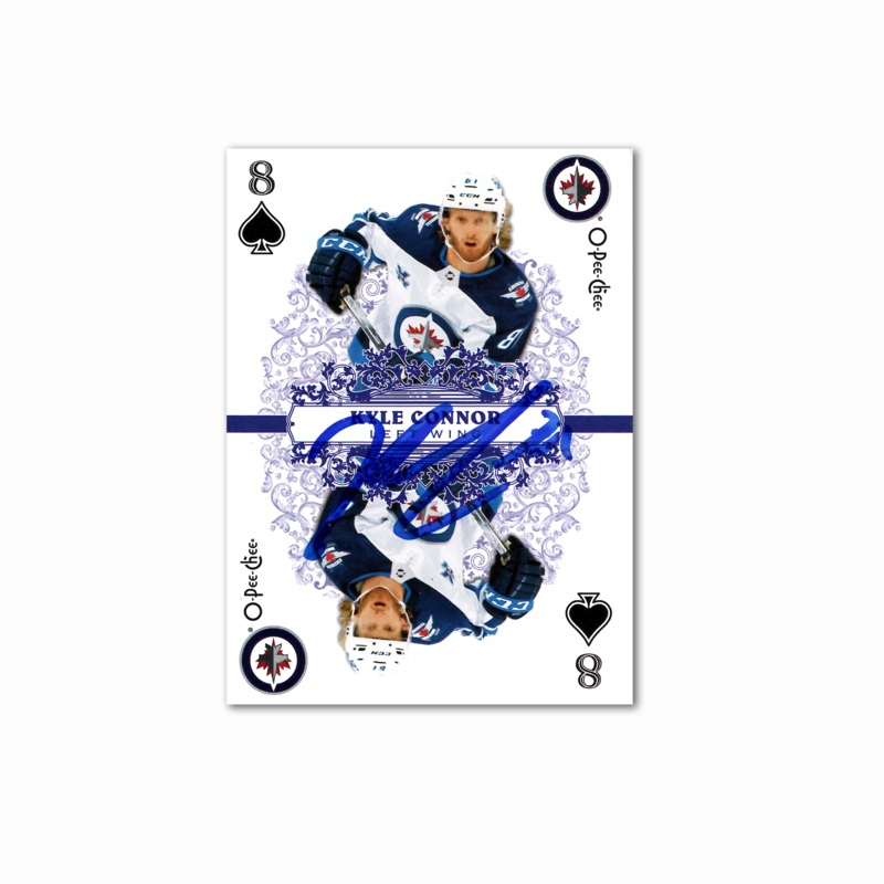 Kyle Connor Autographed Winnipeg Jets O-Pee-Chee Hockey Card