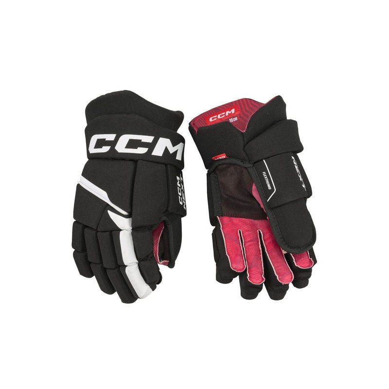 CCM Glove Next Yth BLACK/WHITE