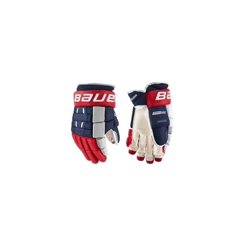 Bauer Gloves Pro Series INT Navy/Red/White