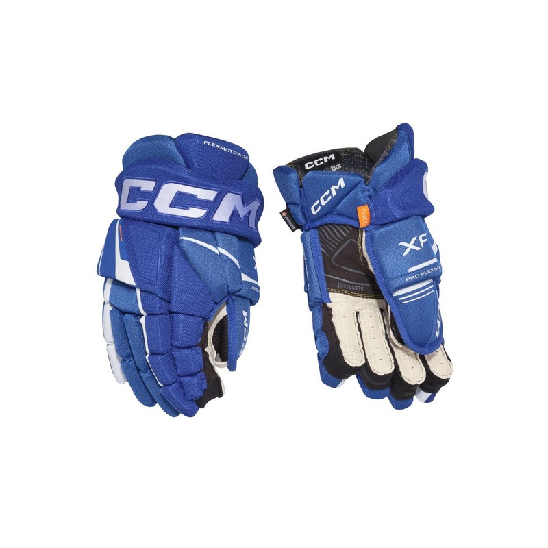 CCM Glove Tacks XF Sr Royal/White