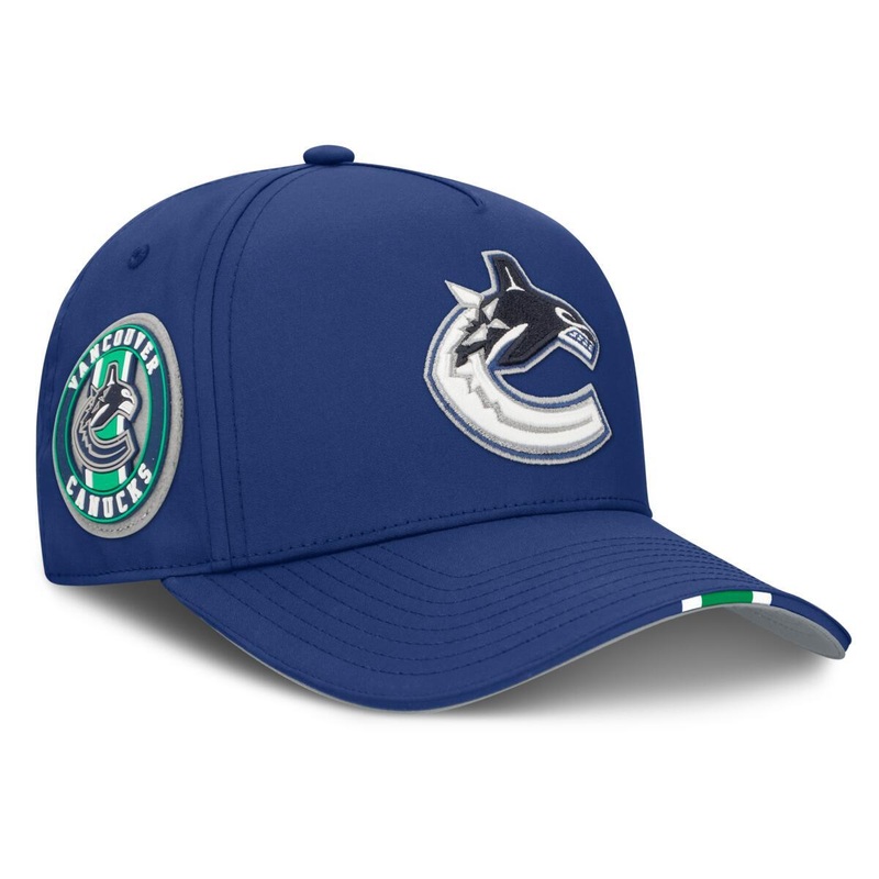 Fanatics Vancouver Canucks 2025 NHL Draft Podium A-Frame Adjustable Hat