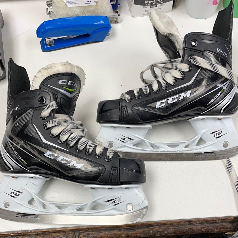 Used CCM RibCor 64k 4D Player Skates
