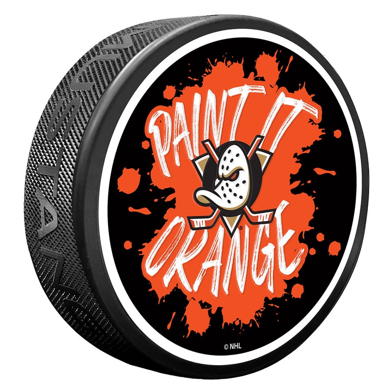 Anaheim Ducks Puck | Slogan