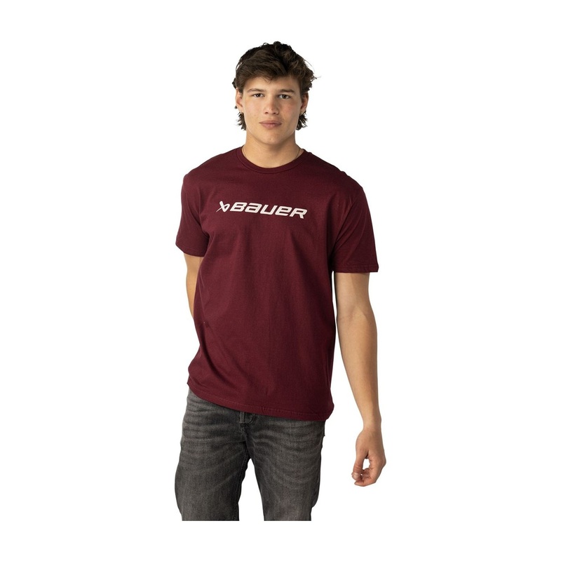 Bauer T-Shirt Everyday Tee Sr Maroon
