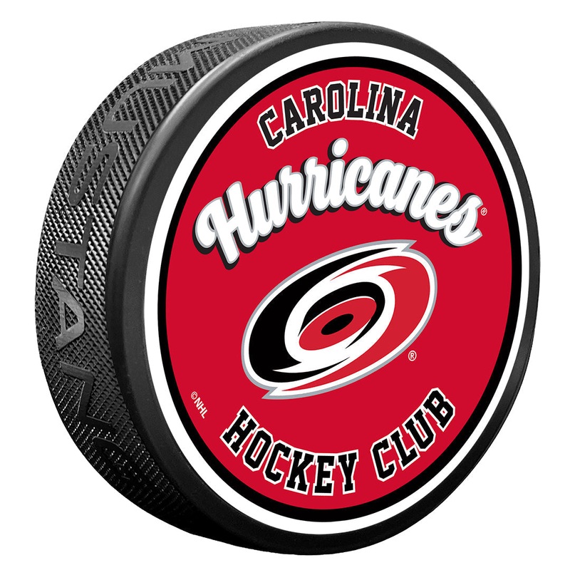 Carolina Hurricanes Puck | Retro Script
