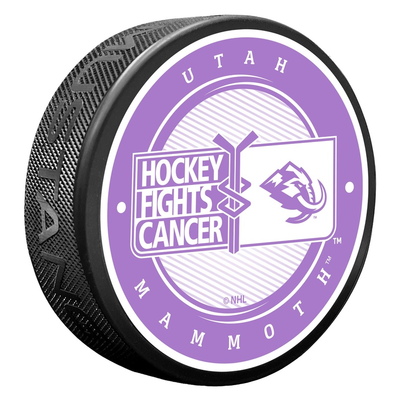 Utah Mammoth | Hockey Fights Cancer Puck