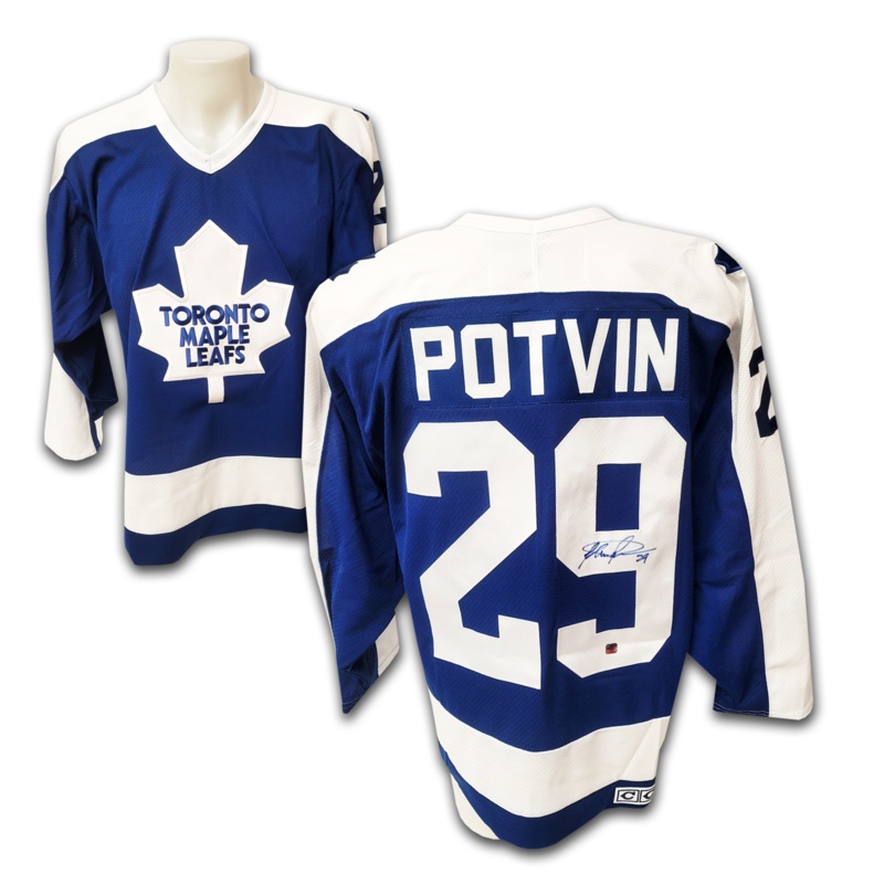 Felix Potvin Toronto Maple Leaf’s Autographed CCM Jersey
