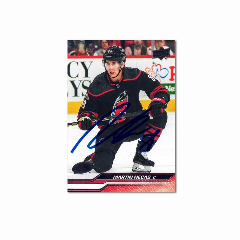 2023-24 Upper Deck #283 MARTIN NECAS Autographed Card