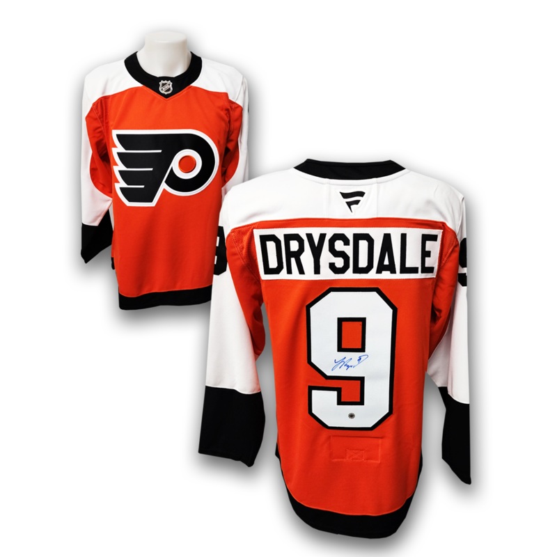 Jamie Drysdale Autographed Philadelphia Flyers Home Fanatics Premium Jersey