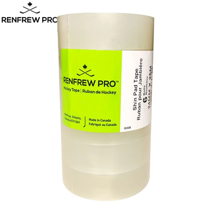 Renfrew 6-Pack Clear 1 Hockey Tape