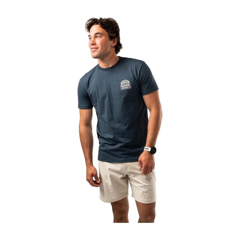 Bauer T-Shirt Graphic Tee Sr Indigo