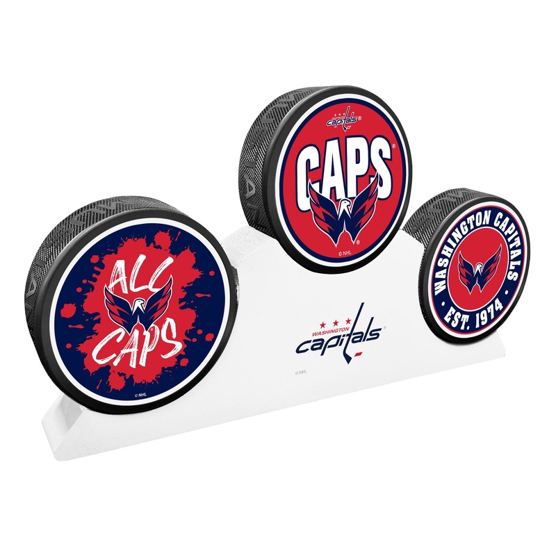 Washington Capitals – 3 Puck Podium Set
