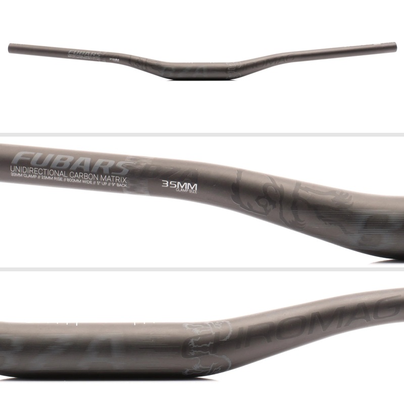 BZA Carbon Handlebars- 35mm Bar Clamp