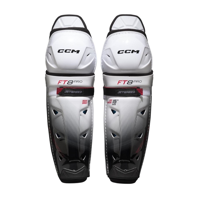 CCM Shin Guards Jetspeed FT8 Pro Jr