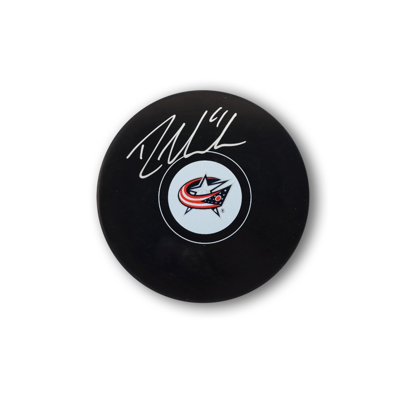 Rick Nash Autographed Columbus Blue Jackets Hockey Puck