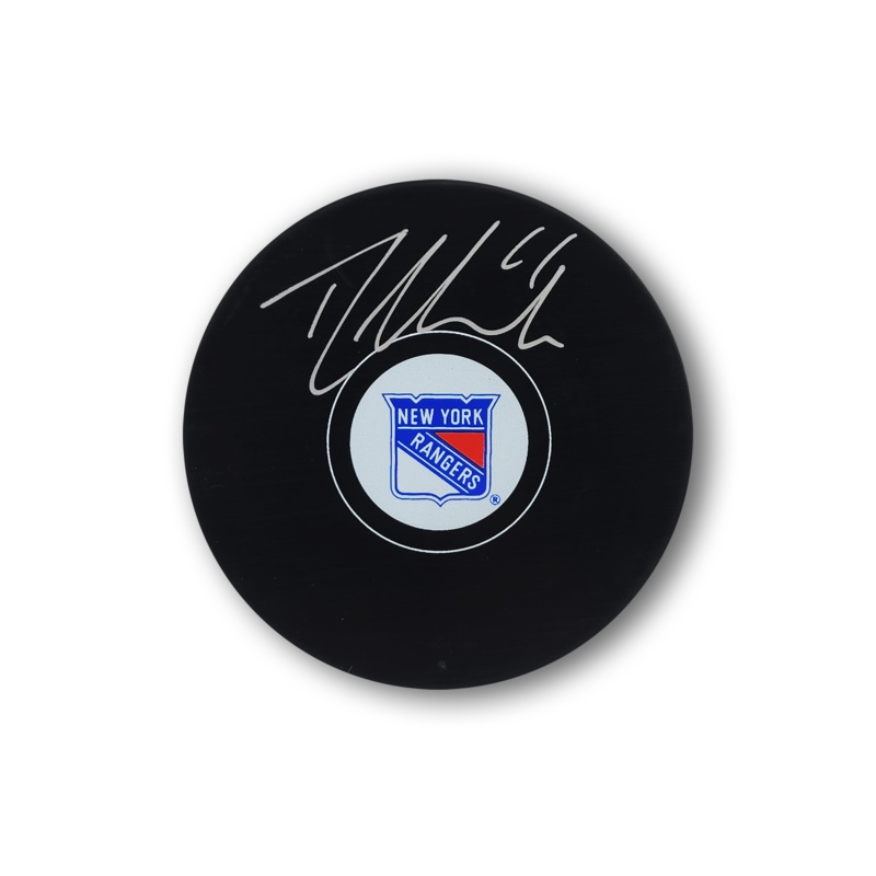 Rick Nash Autographed New York Rangers Hockey Puck