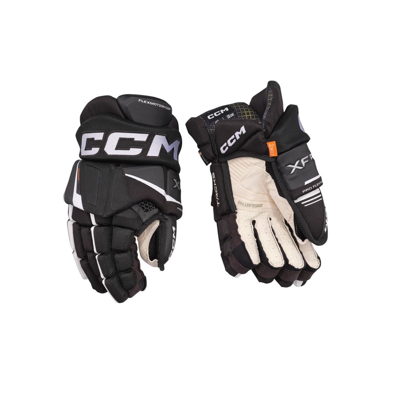 CCM Glove Tacks XF Sr Black/White