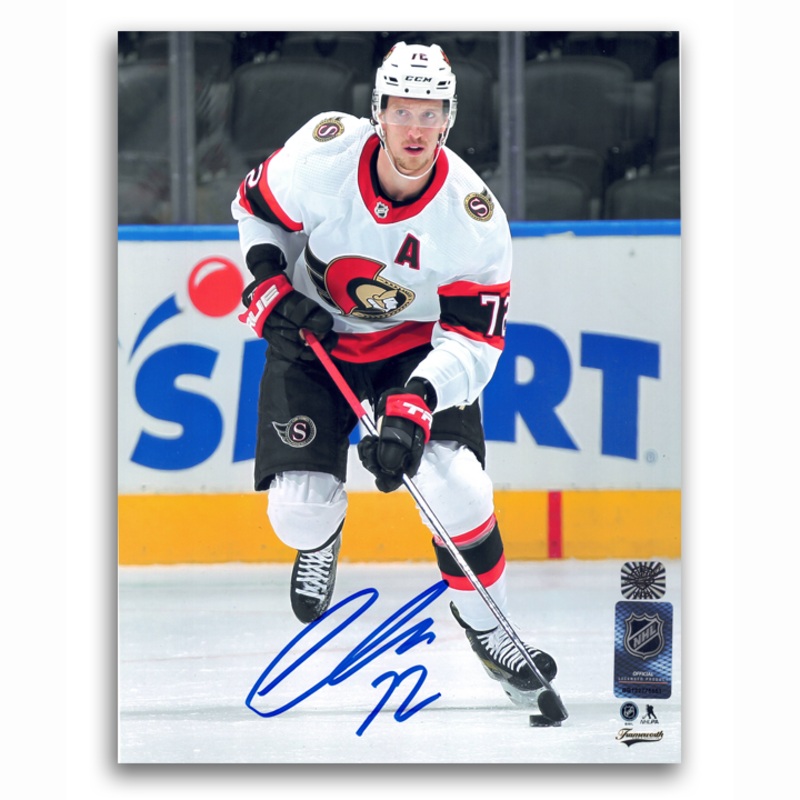 Thomas Chabot Ottawa Senators Autographed Away 8×10 Photo