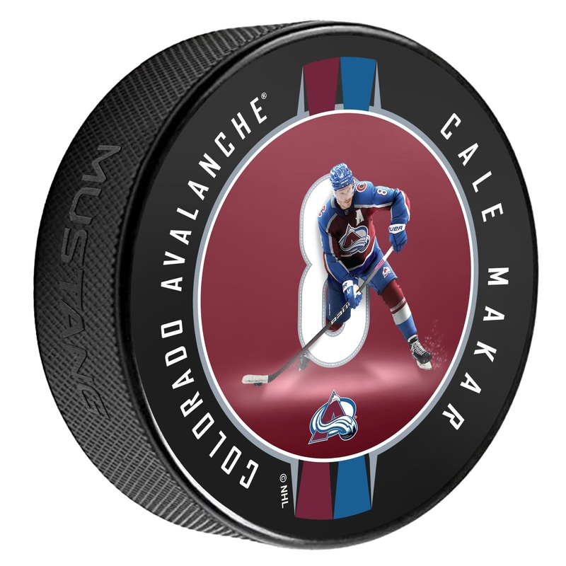 Cale Makar Puck | Breakout Ribbon