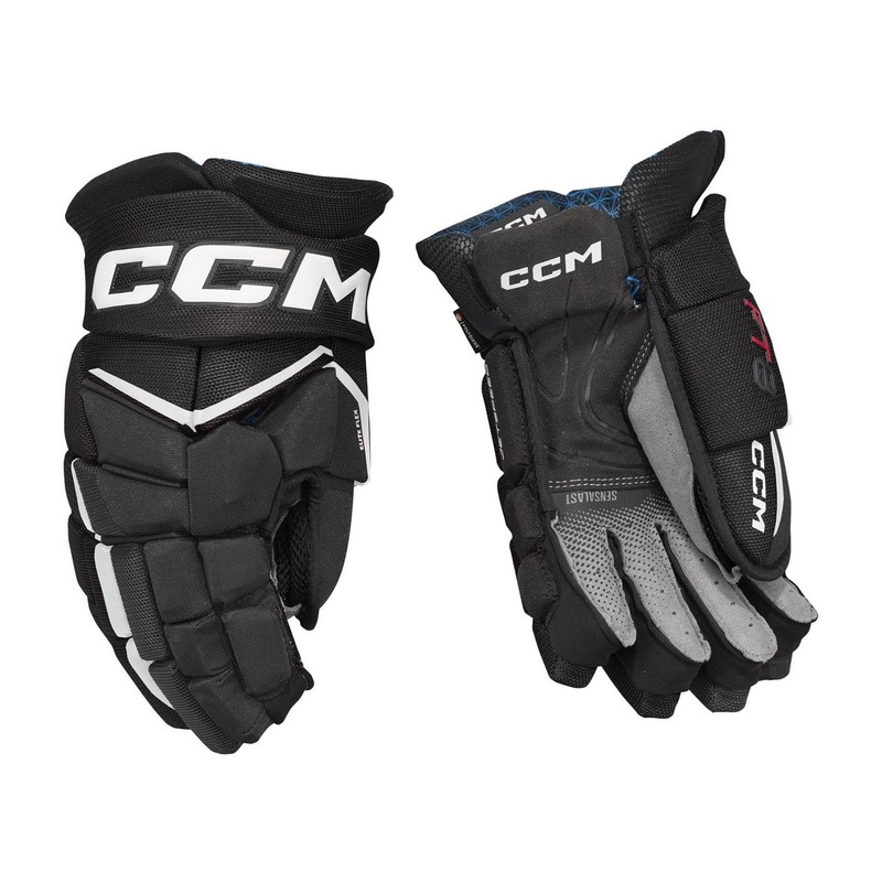 CCM Glove Jetspeed FT8 Sr Black/White