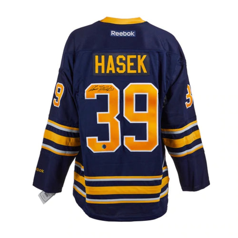 Dominik Hasek Buffalo Sabres Autographed Reebok Premier Jersey