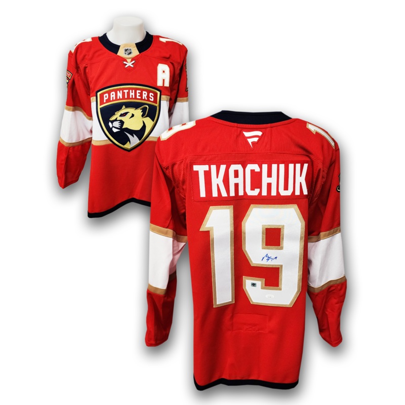 Matthew Tkachuk Autographed Florida Panthers Fanatics Premium Jersey