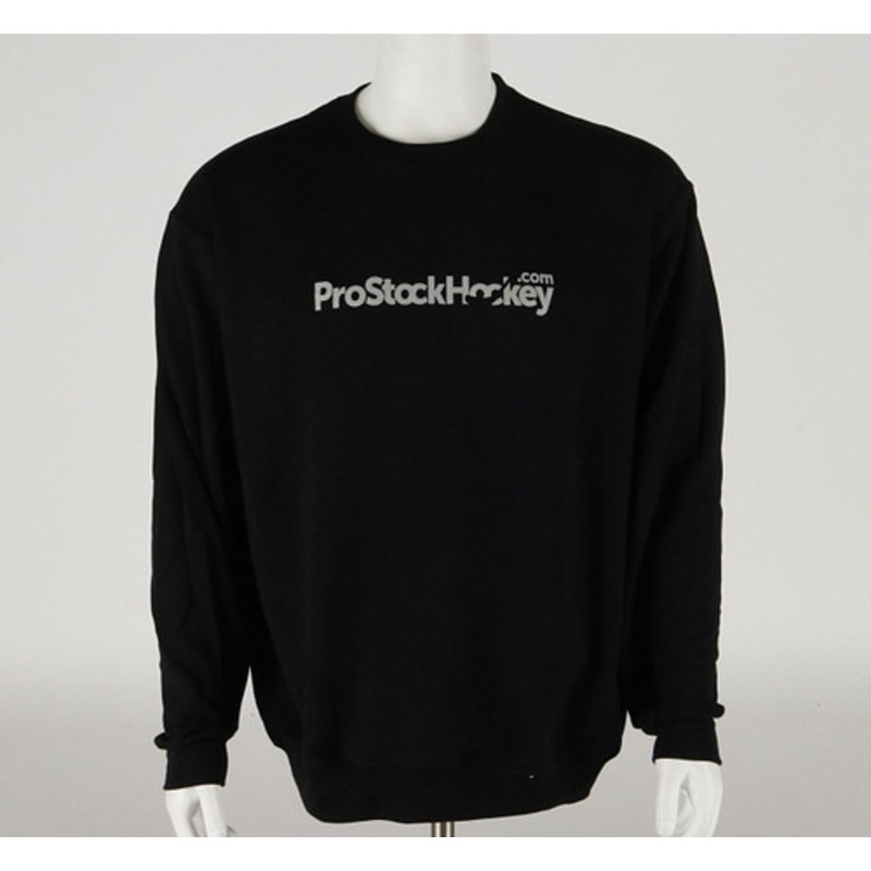 ProStockHockey Large Black Crew Neck Sweater
