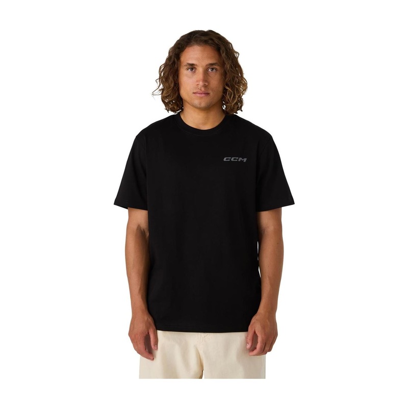 CCM T-Shirt Casual Sr Black|S|M|L|XL|XXL