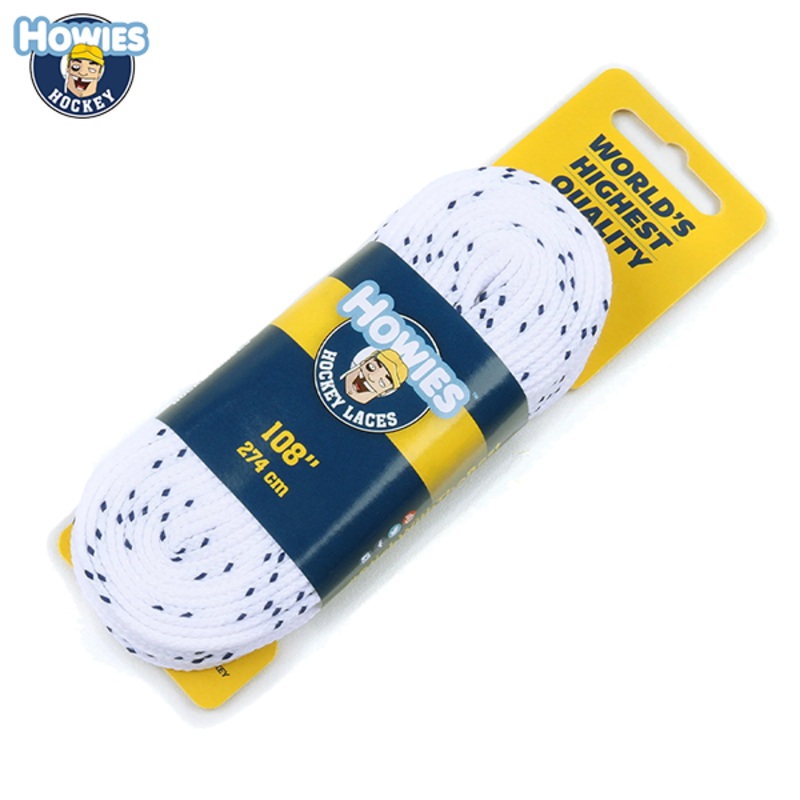 Howies Pro Cloth Skate Lace|White|Black|72″|84″|96″|108″|120″|130″